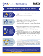 Image of SSI for Children Information Sheet - Family Shelters and Homeless Service Providers